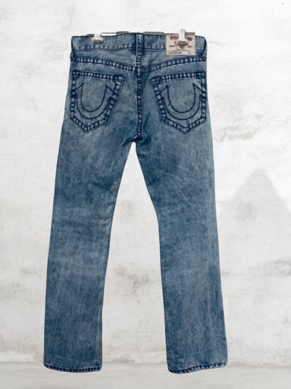 True Religion Straight Men Cotton Light Denim Jean SZ 32